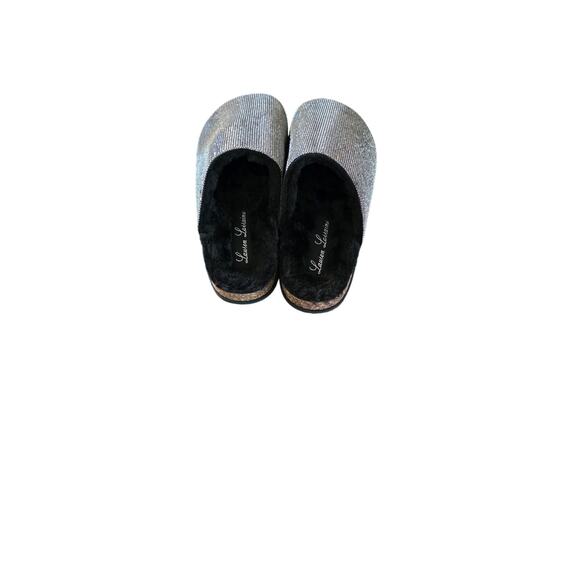 Lauren Lorraine Lizzy Clog Slides in Pewter - Picture 2 of 3